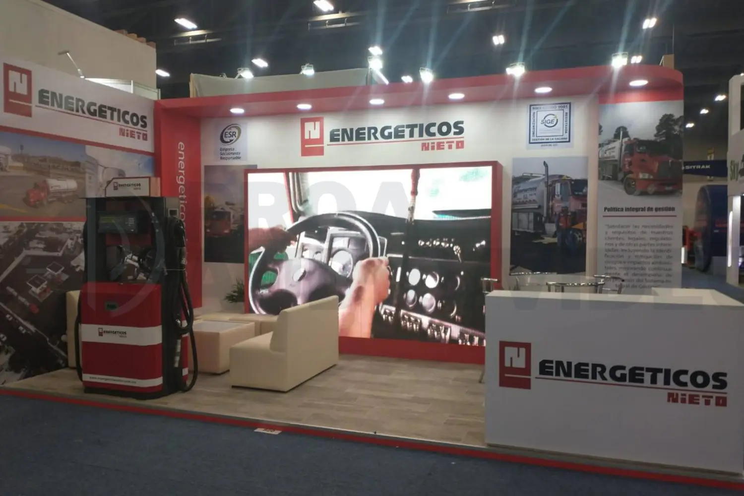 Pantalla en stand